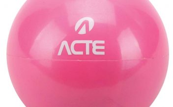 Esfera pilates Acte Sports tonificadora T55 Rosa - 1Kg