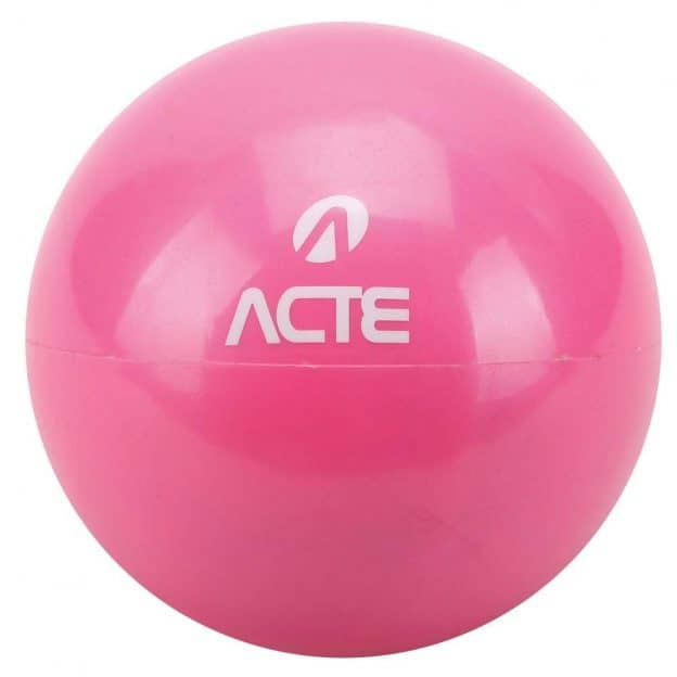 Esfera pilates Acte Sports tonificadora T55 Rosa - 1Kg